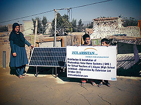 Solar Home Systems for Allahi High School in Nangarhar