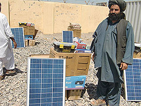 Provision and Installation of 300 Solar Home Systems for shopkeeper in Helmand Province in 2012