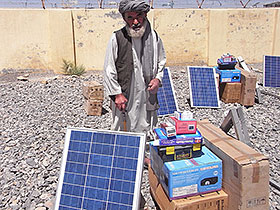 Provision and Installation of 300 Solar Home Systems for shopkeeper in Helmand Province in 2012