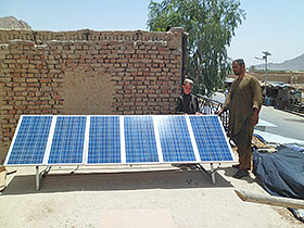 Provision and Installation of 300 Solar Home Systems for shopkeeper in Helmand Province in 2012