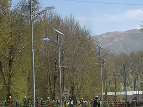 Solar Power LED Street Light for Badakhshan