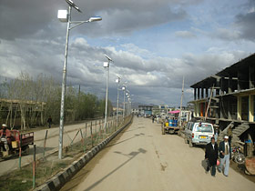 Solar Power LED Street Light for Ghor